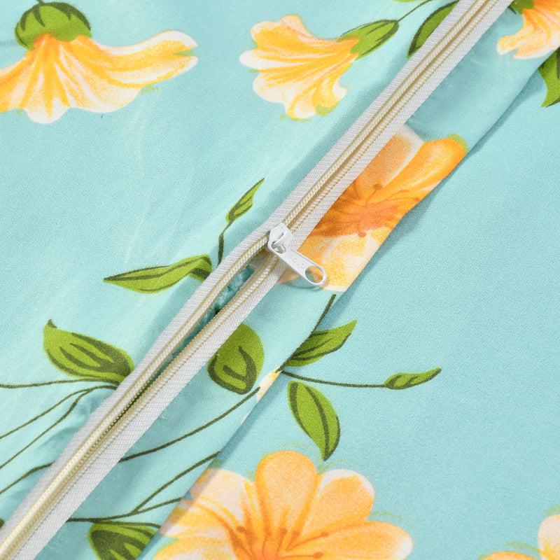 Sunflower Fields Floral Cotton Duvet Cover - 210 TC media 3