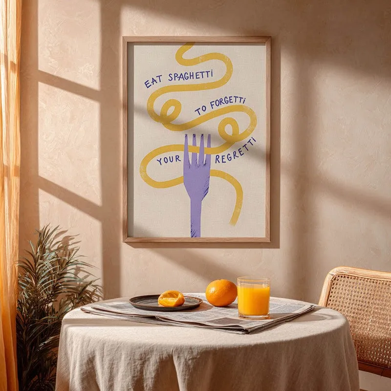 NoodleLoop Archival Canvas Wall Art - Brown media 4