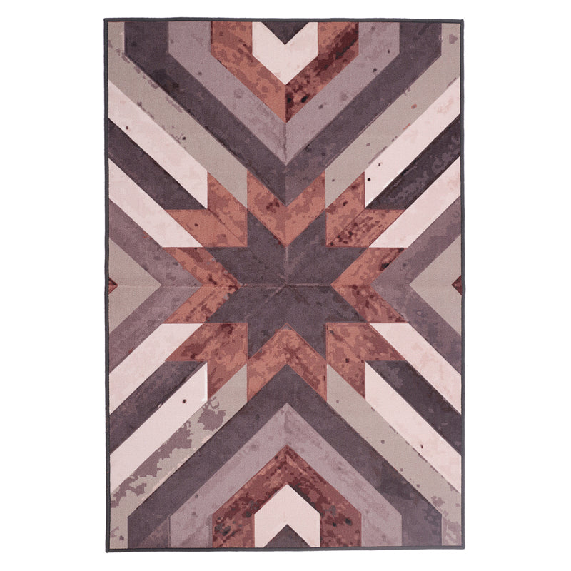 Diagonal Geometry Anti-Skid Carpet