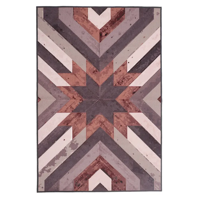 Diagonal Geometry Anti-Skid Carpet media 1