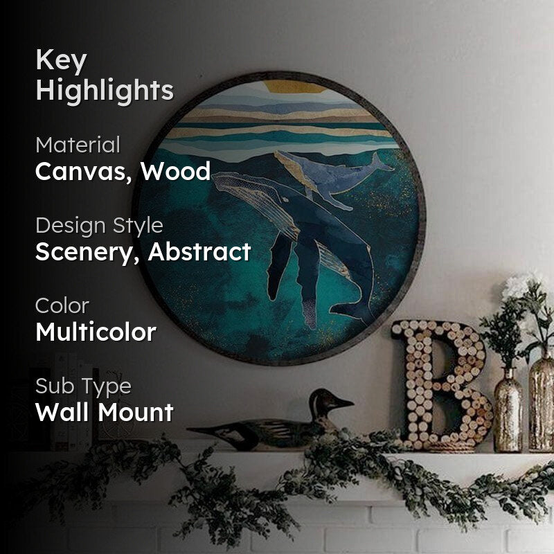 Whale Dance Canvas Wall Art media 2