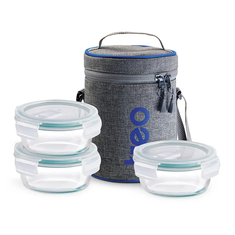 Milton Oasis Borosilicate Lunch Box With Bag (400 mL) - Three Piece Set media 9