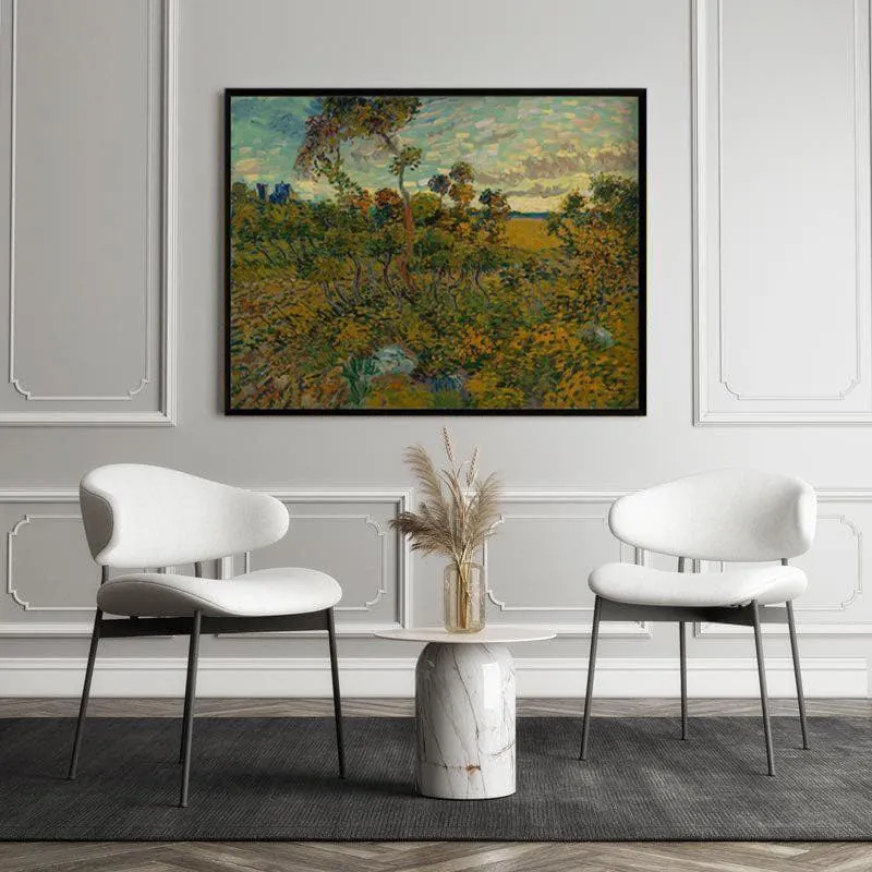 Sunset At Montmajour By Vincent Van Gogh - Black Frame media 5