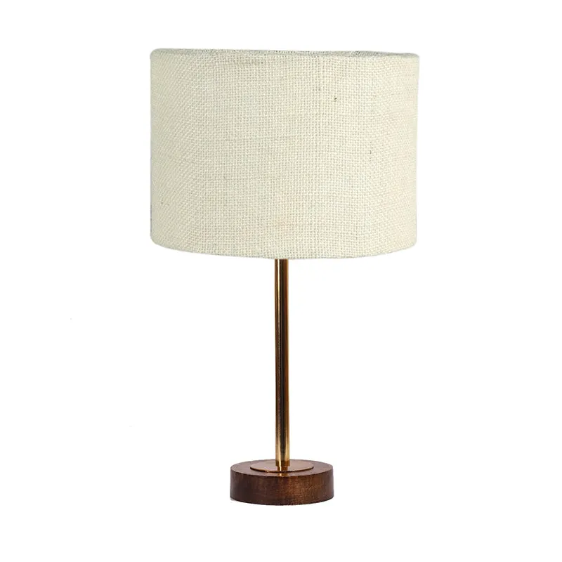 Sienna I Rodin Wooden Table Lamp - White,Gold,Brown media 4