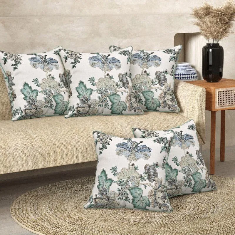 Samaa Cotton Cushion Cover - Set Of Five media 2