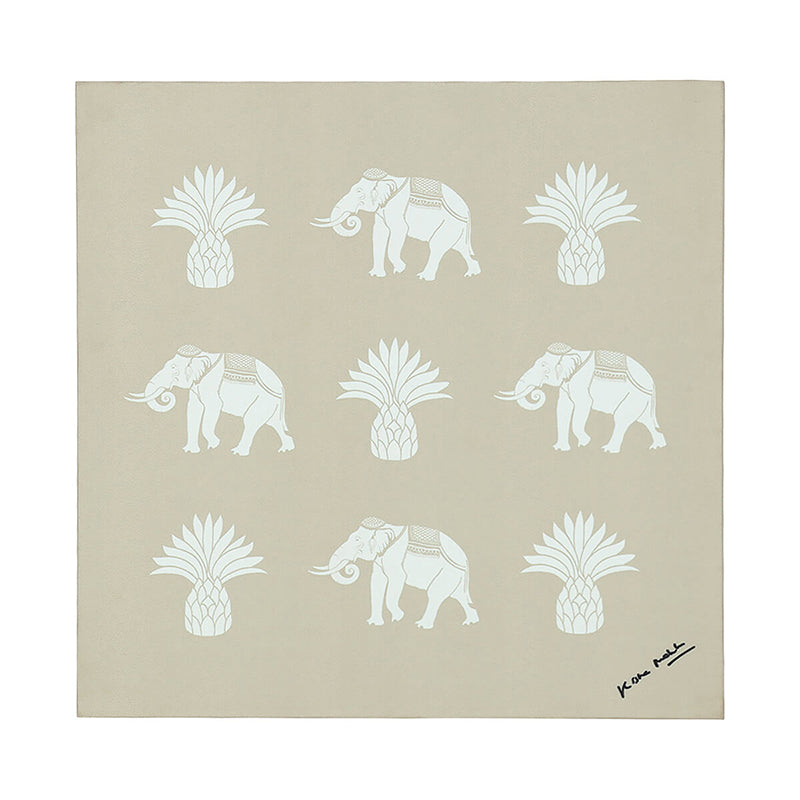 India Circus Tropical Silhouette Canvas Wall Art - Set Of Three media 3