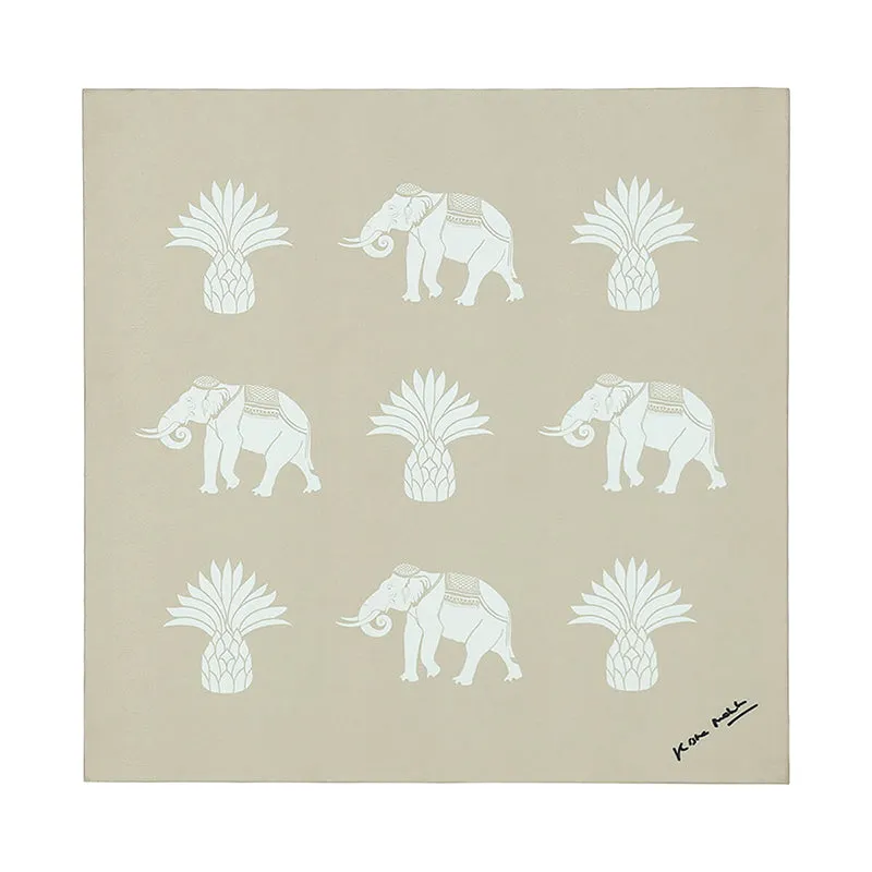 India Circus Tropical Silhouette Canvas Wall Art - Set Of Three media 3