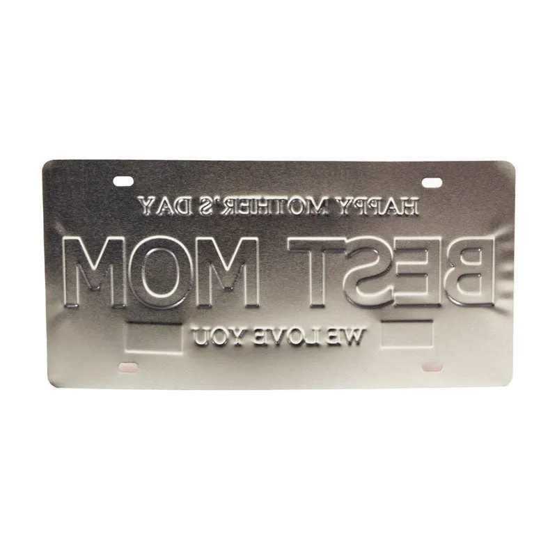 Happy Mothers Day Sign Plate Metal Wall Accent media 7