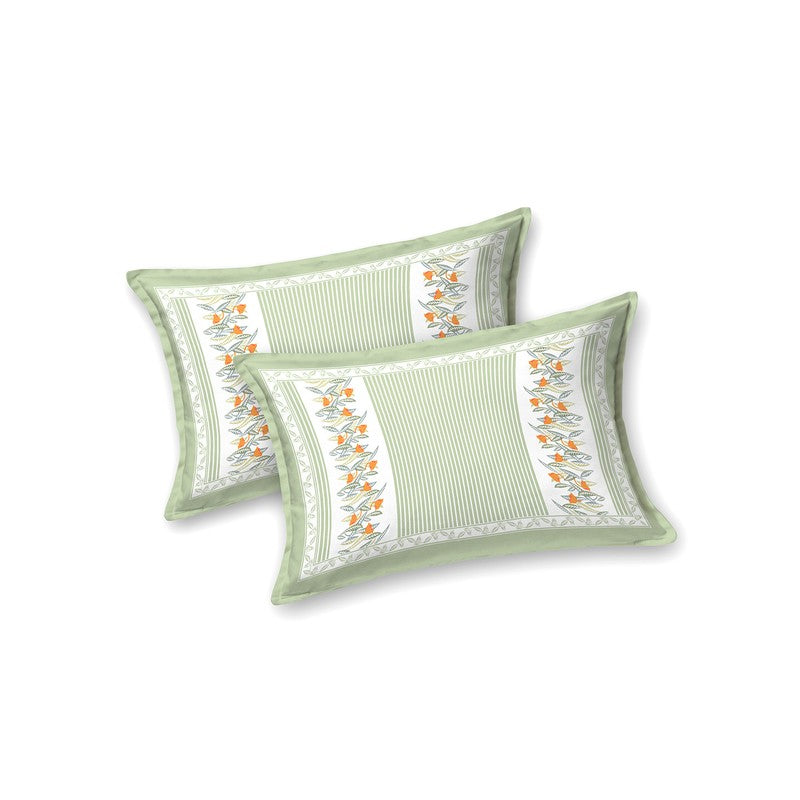 SignatureRest Cotton Bedsheet (Green) - 180 TC media 3