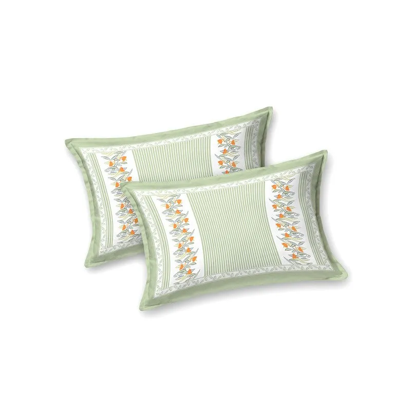 SignatureRest Cotton Bedsheet (Green) - 180 TC media 3