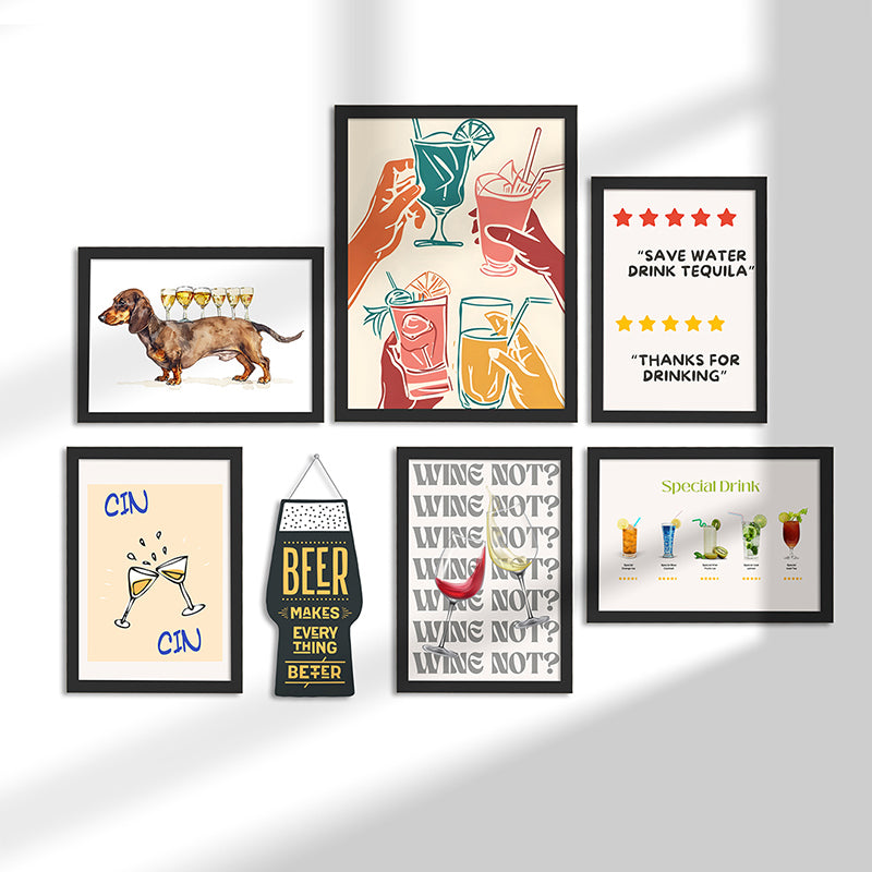 Spirited Words Wall Art - Set Of Seven media 3