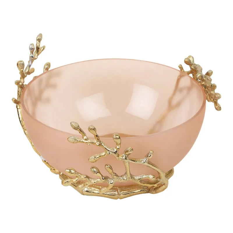 Roscoe Branched Accent Bowl - Peach media 5