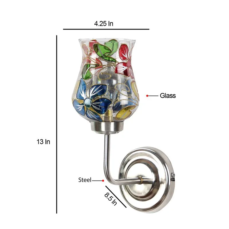 MosaicBloom Petal Harmony Glass Wall Lamp media 9