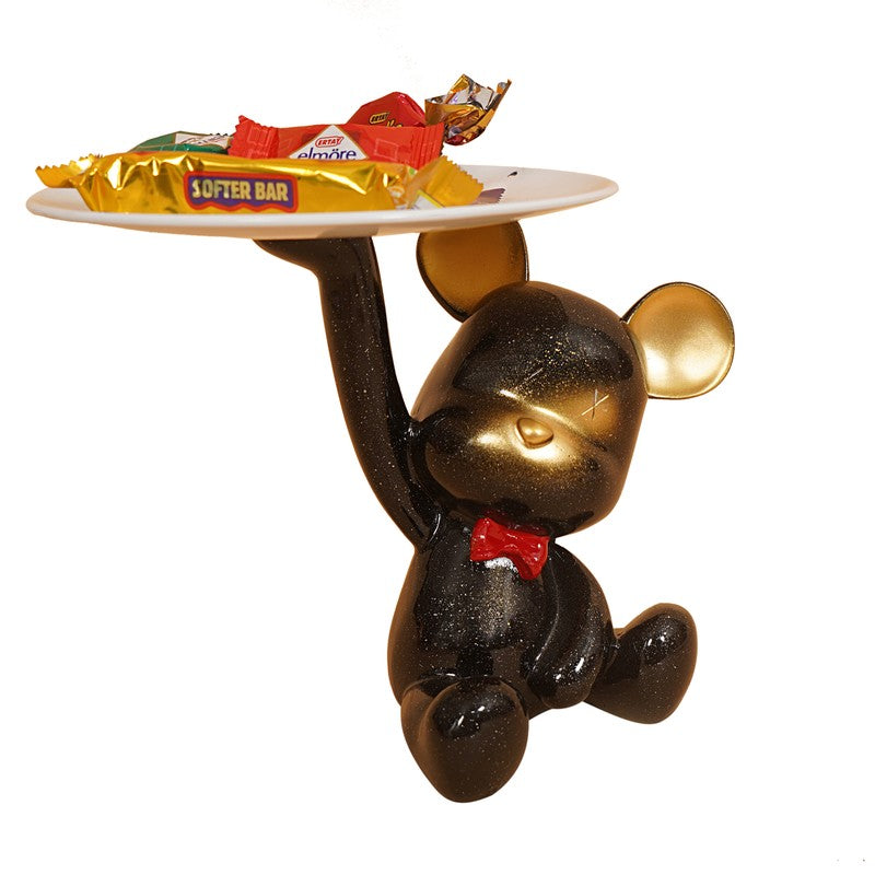 Adorable Black Monkey Holding Tray media 9