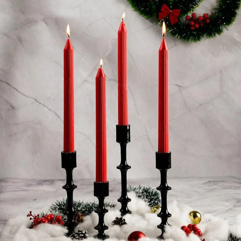 Set of 4 Guidance Taper Candles - Bergamot & Vanilla Scented media 5