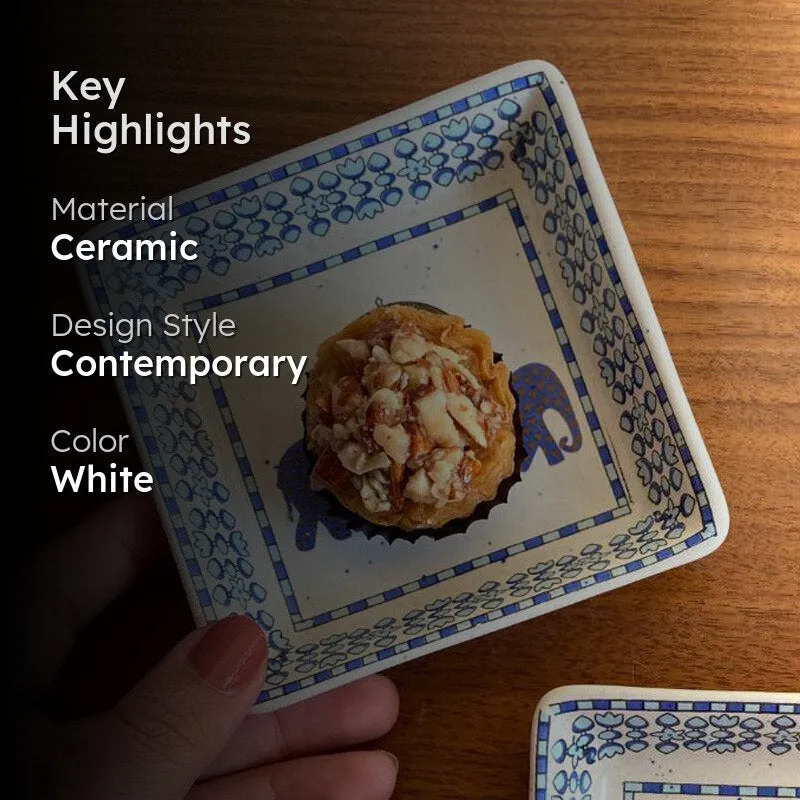 Gaja Glory Ethnic Ceramic Platter media 2