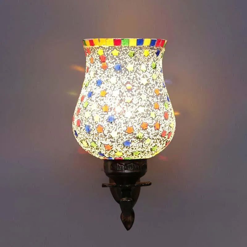 Twinkle Glass & Metal Wall Lamp media 5