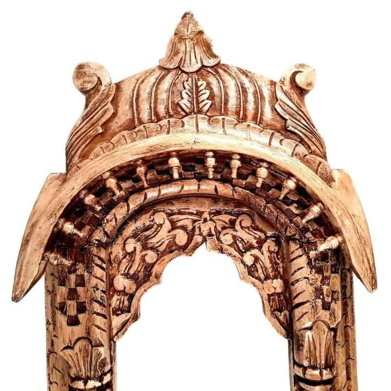 Swarna Jharokha Wooden Wall Accent media 3