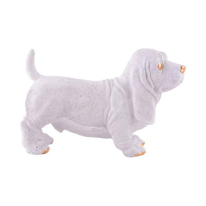 Sir Sniffs-a-lot Painted Polyresin Show Piece - White media 3