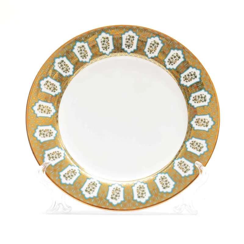 Gilded Chinar 24k Gold Brushed Porcelain Dinner Set - 33 Piece Set media 6