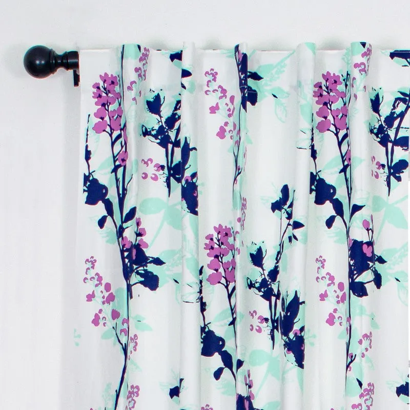 Tranquebar Home Garden Melody Cotton Curtains(Pink) - Set Of Two media 4