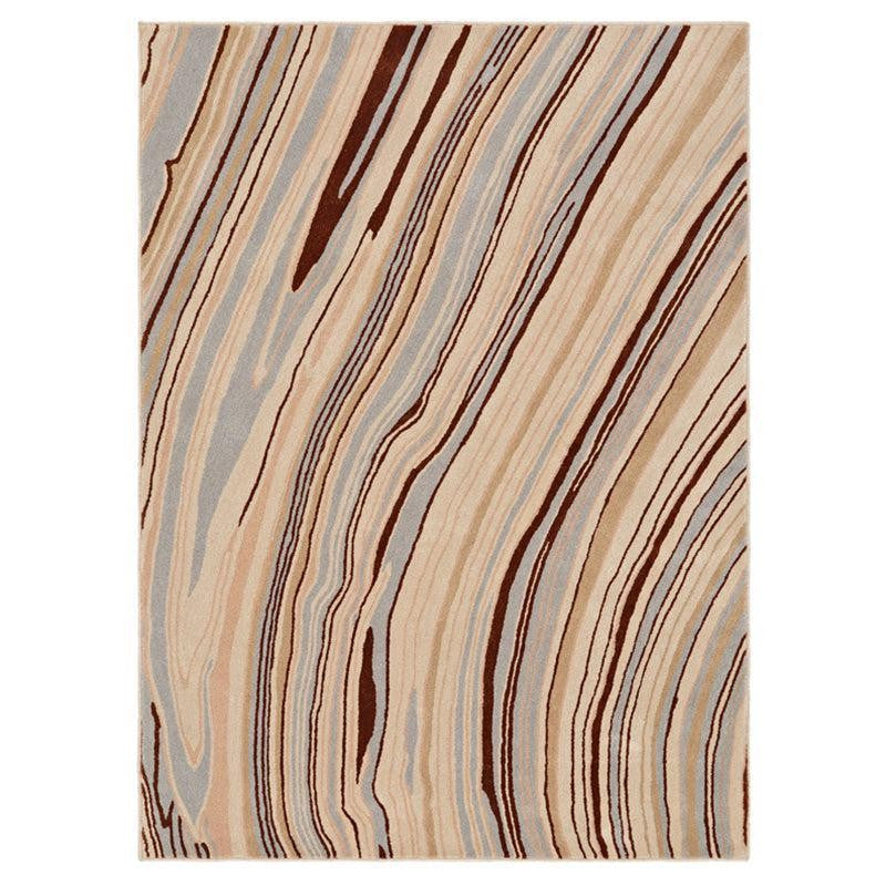Bastet Hand Tufted Abstract Wool & Nylon Carpet - Beige media 8