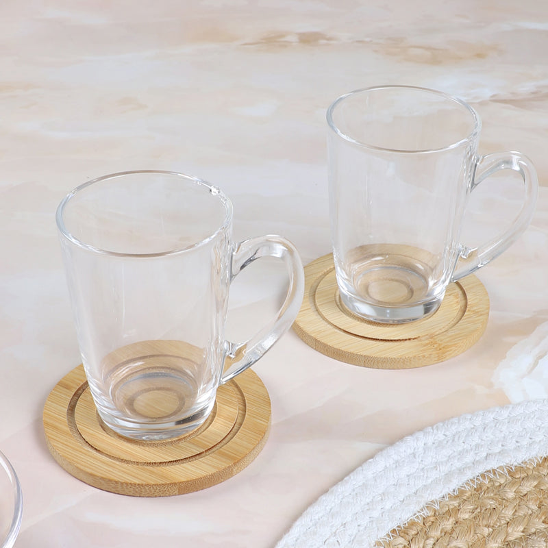 Cosmin Glass Tea Cup (180 mL Each) -  Set of Two media 4