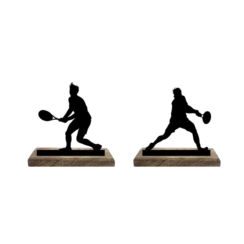 Tennis Duo Showpiece - Set Of Two media 4
