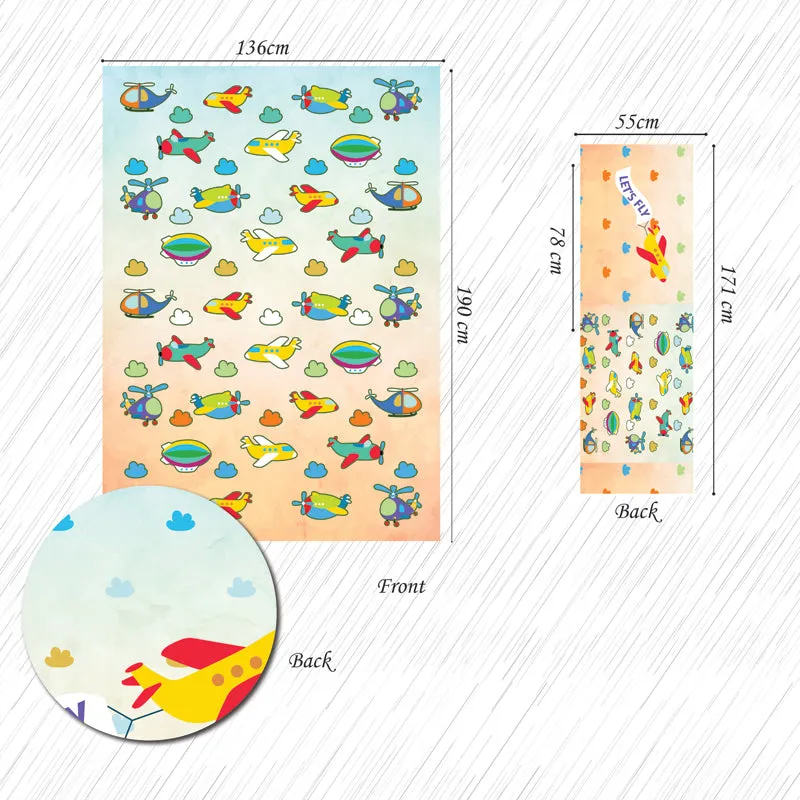 Air Plane PolyCotton Quilt - 150 GSM media 12