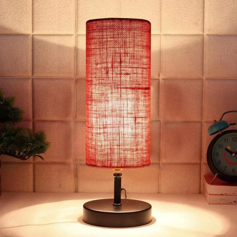 Mini Magic Jute Table Lamp - Pink,Black media 3