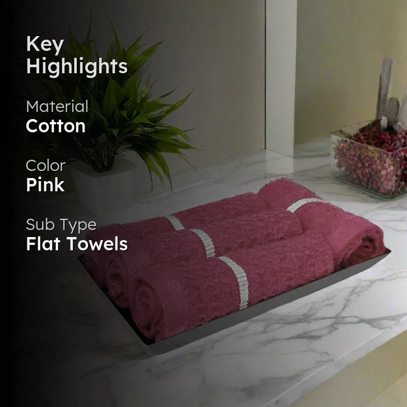 Junia Face Towel (Light Pink) - Set Of Four media 2