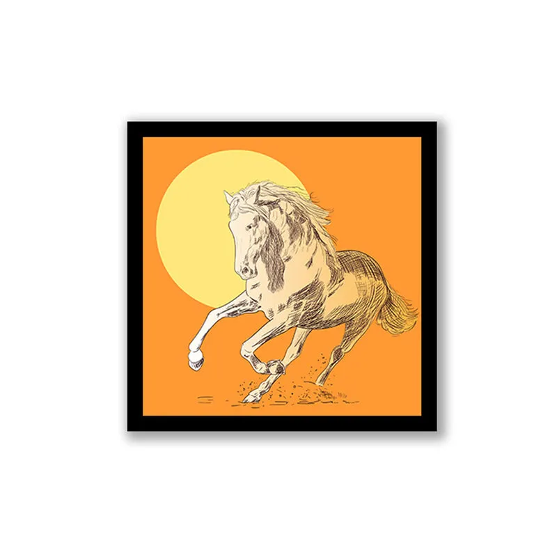 Equine Lines Wall Art with Black Frame media 3
