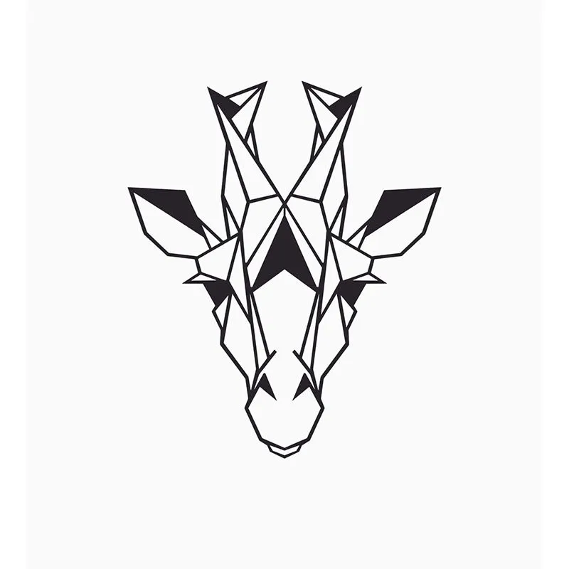 Giraffee Black Iron Wall Accent media 4