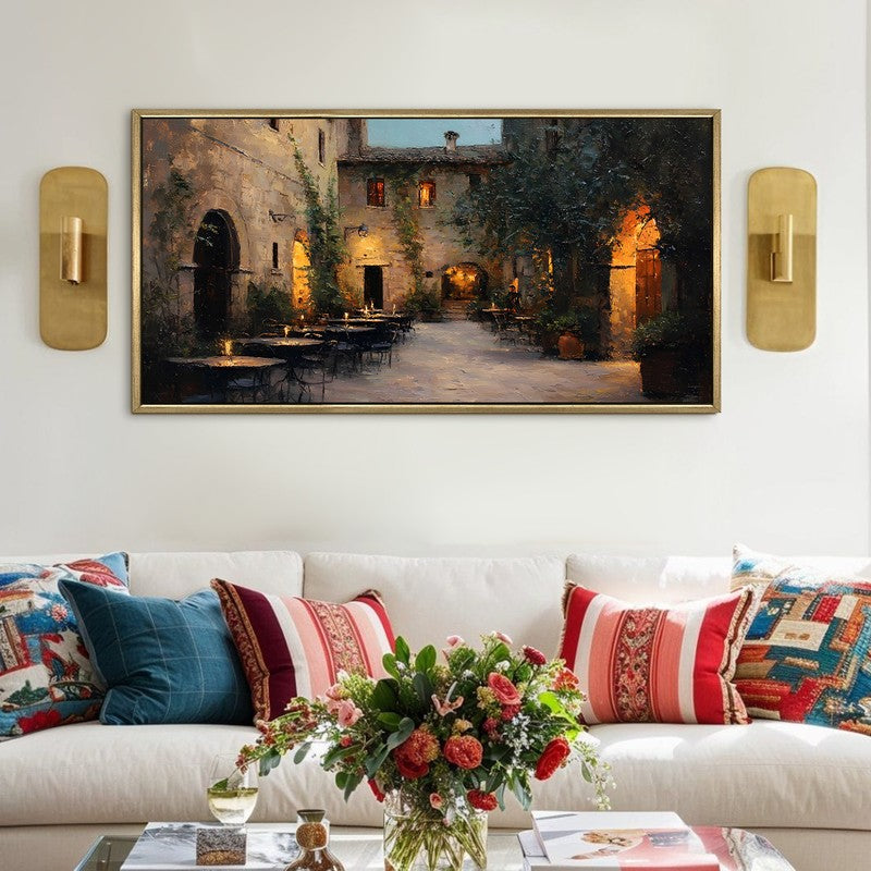 Nightwarm Canvas Wall Painting With Frame