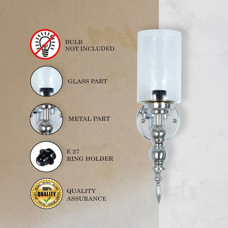 GlowMorph Glass & Metal Wall Lamp - Silver media 6