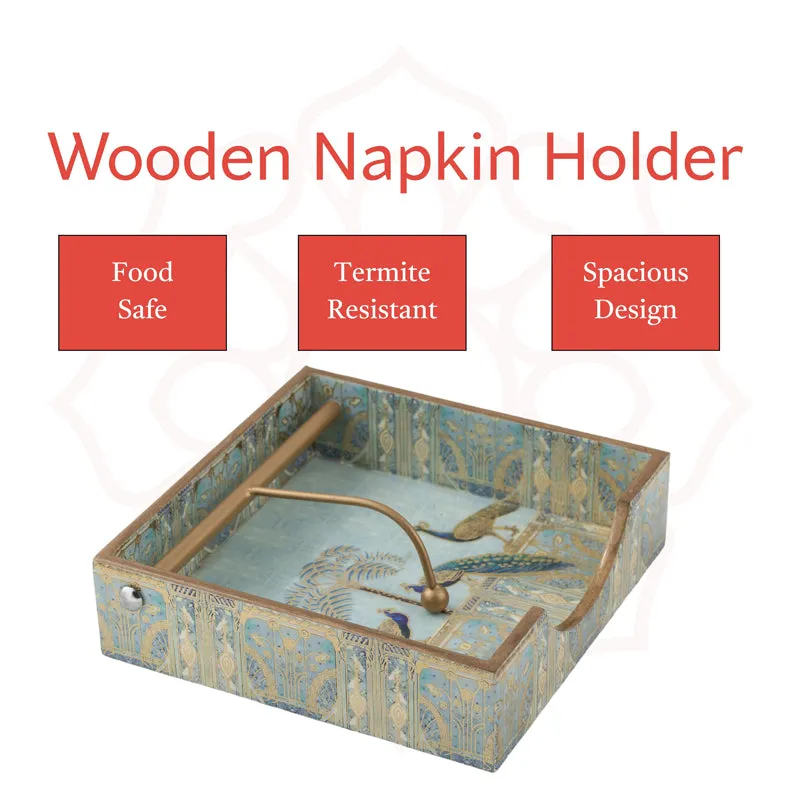 Royal Feather Wooden Tissue Holder media 4
