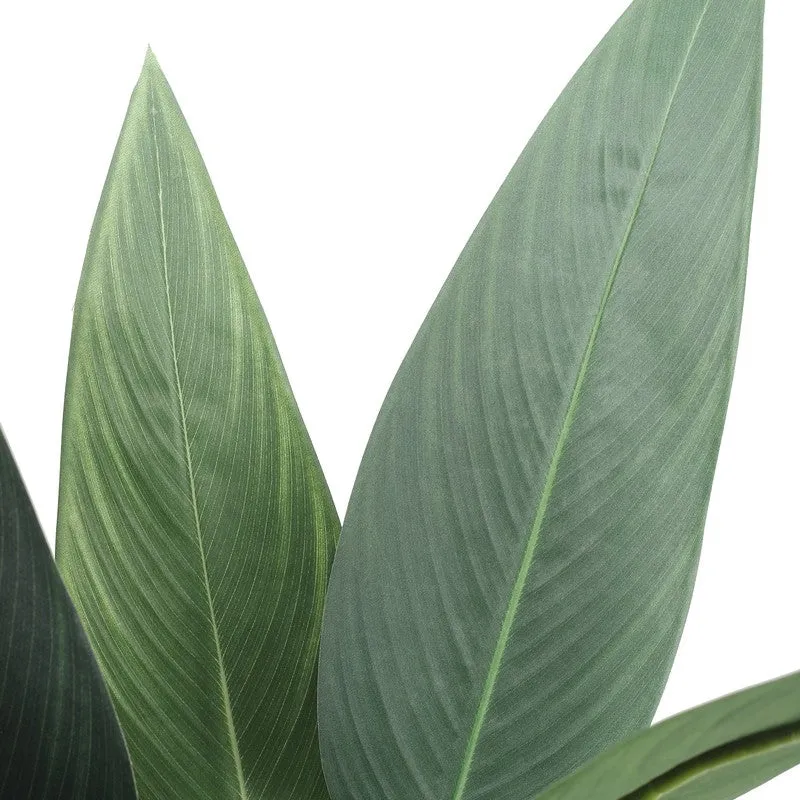 Tranquil Leaf Artificial Plant With Black Plastic Pot - 4.3 ft media 7