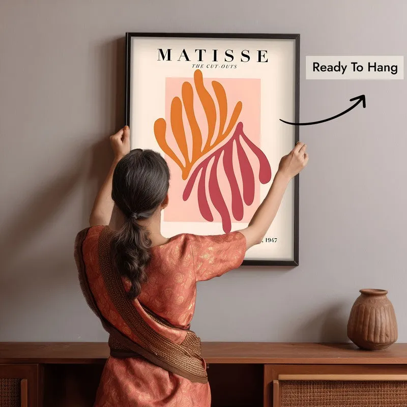 Maeght Flora Canvas Wall Painting With Black Frame media 6
