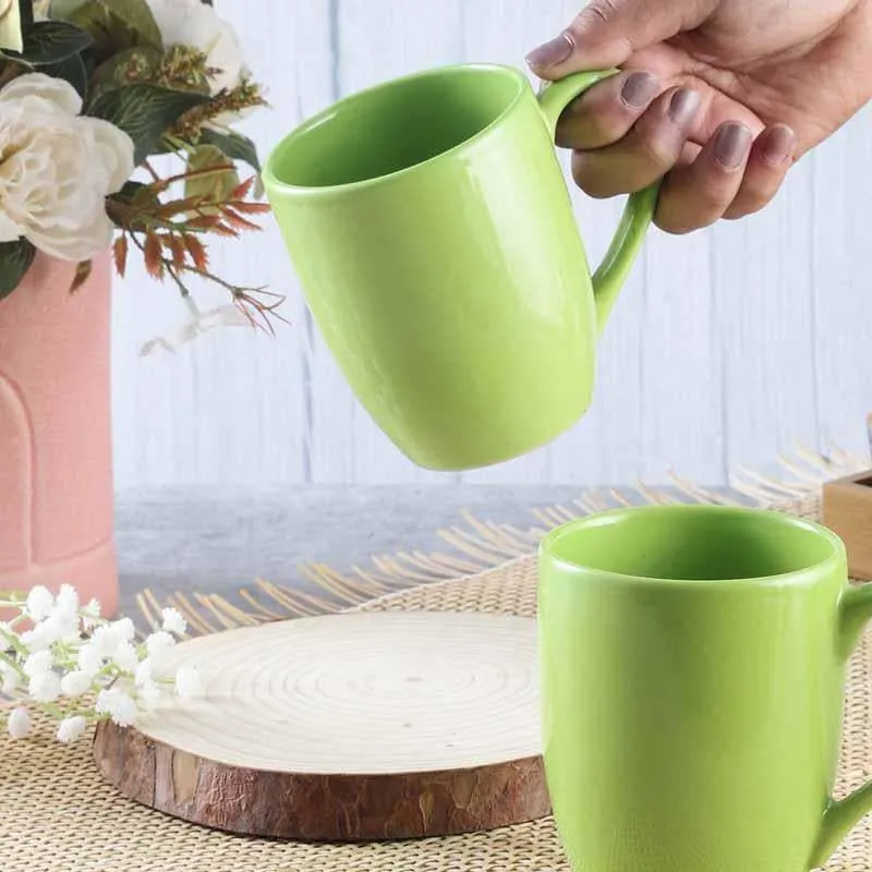 Joy Ceramic Coffee Mug (330 mL Each) - Set of Two media 4