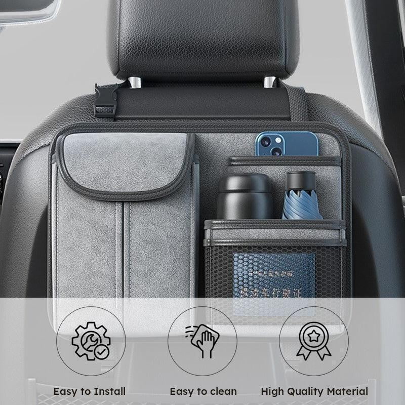 Seat Neat Oxford Fabric Car Seat Organizer - Light Grey media 7