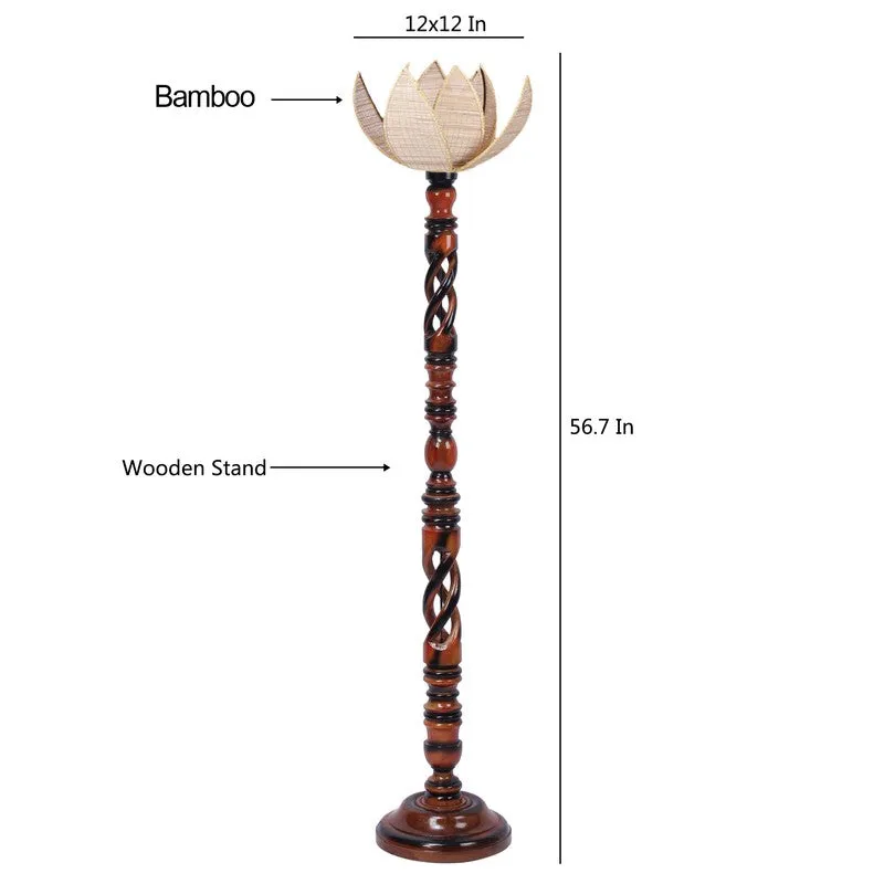 RegalShine Floral Floor Lamp media 8