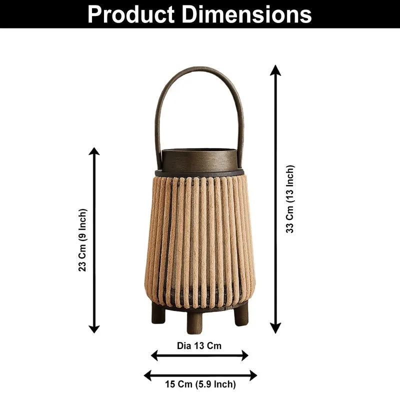 LumaWeave Bamboo Tea Light Candle Holder media 7