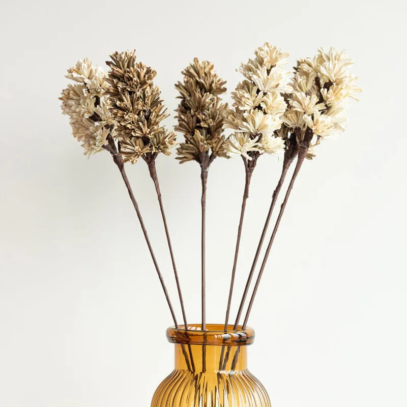Eirette Handmade Artichoke Stick (Beige & Brown) - Set Of Six media 5