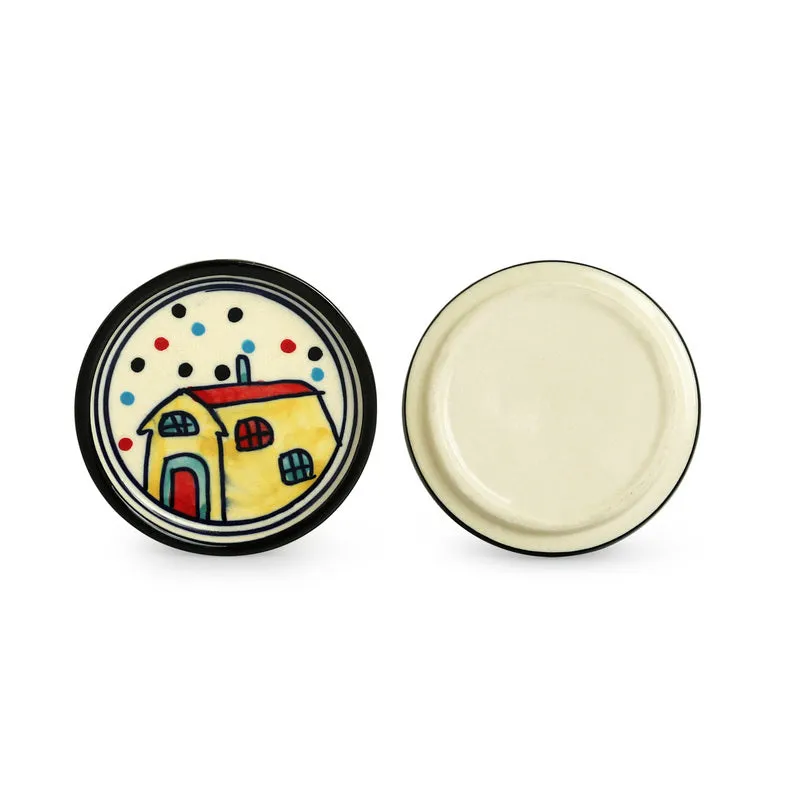 Sweet Home Handpainted Coaster - Set Of Four media 3