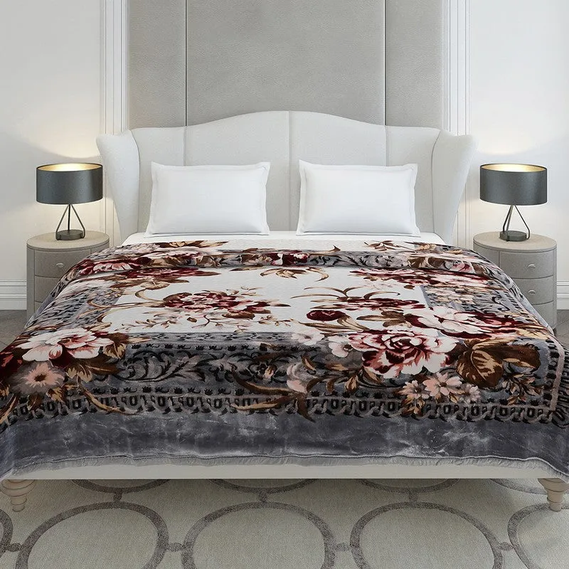 Monte Carlo Floral Elegance Blanket - 1042 GSM media 3