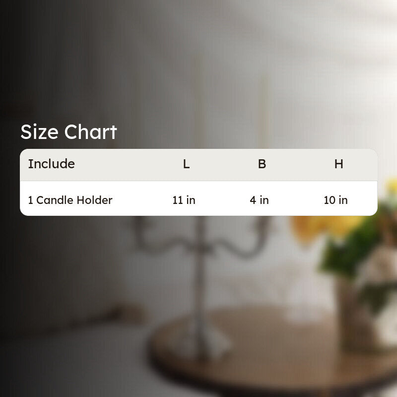 Emisa Candle Holder - Silver media 7