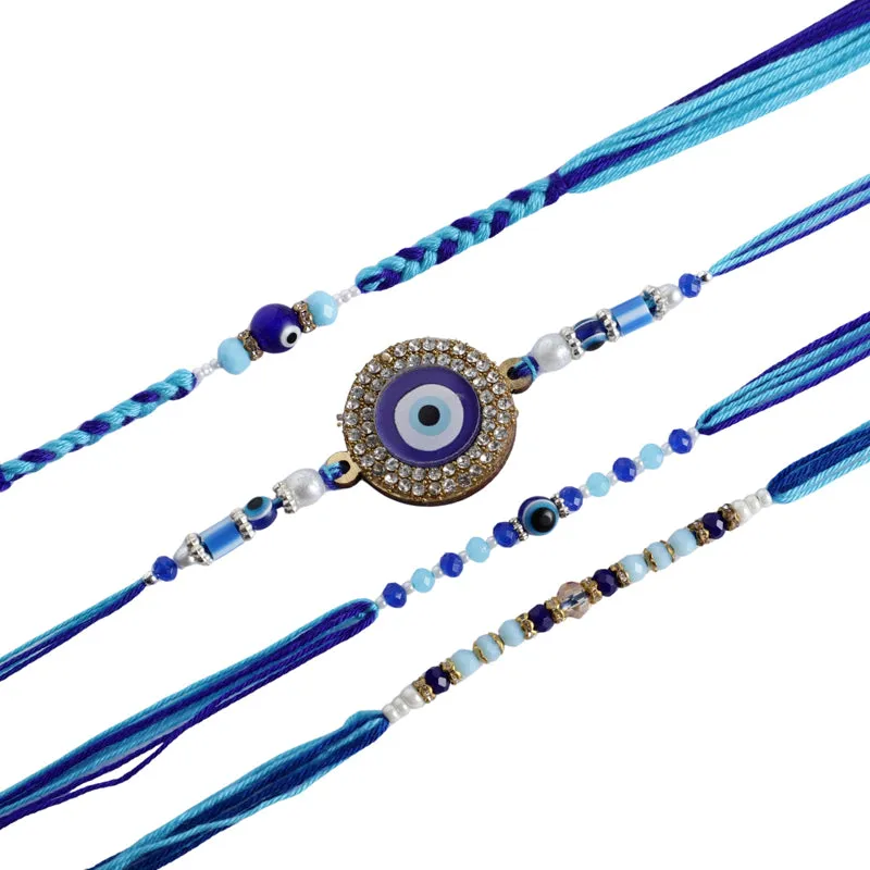 Raksha Rakhi with Roli Chawal - Five Piece Set media 7