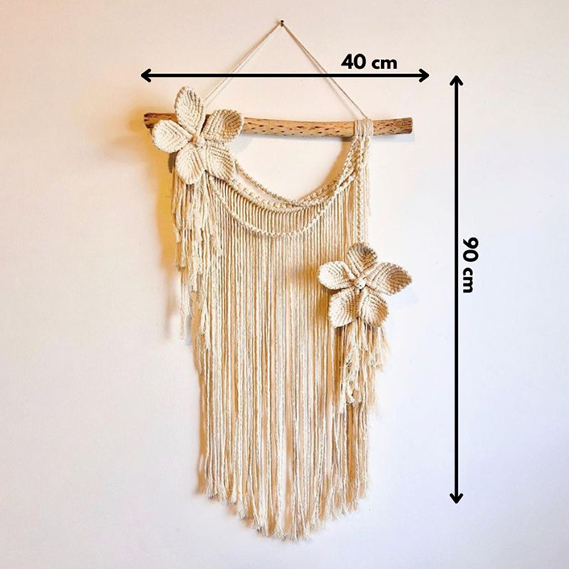 Boheime Buds II Macrame Cotton Wall Accent media 5