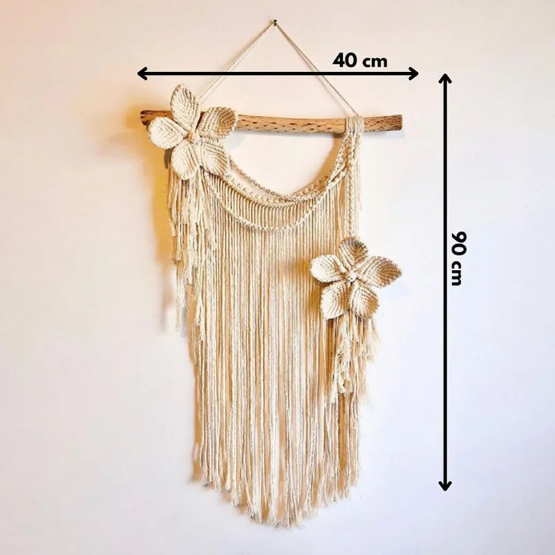Boheime Buds II Macrame Cotton Wall Accent media 5