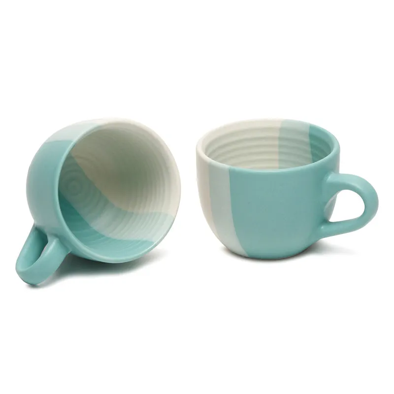 Jade Ceramic Tea Cup (180 mL Each) - Set Of Six media 4